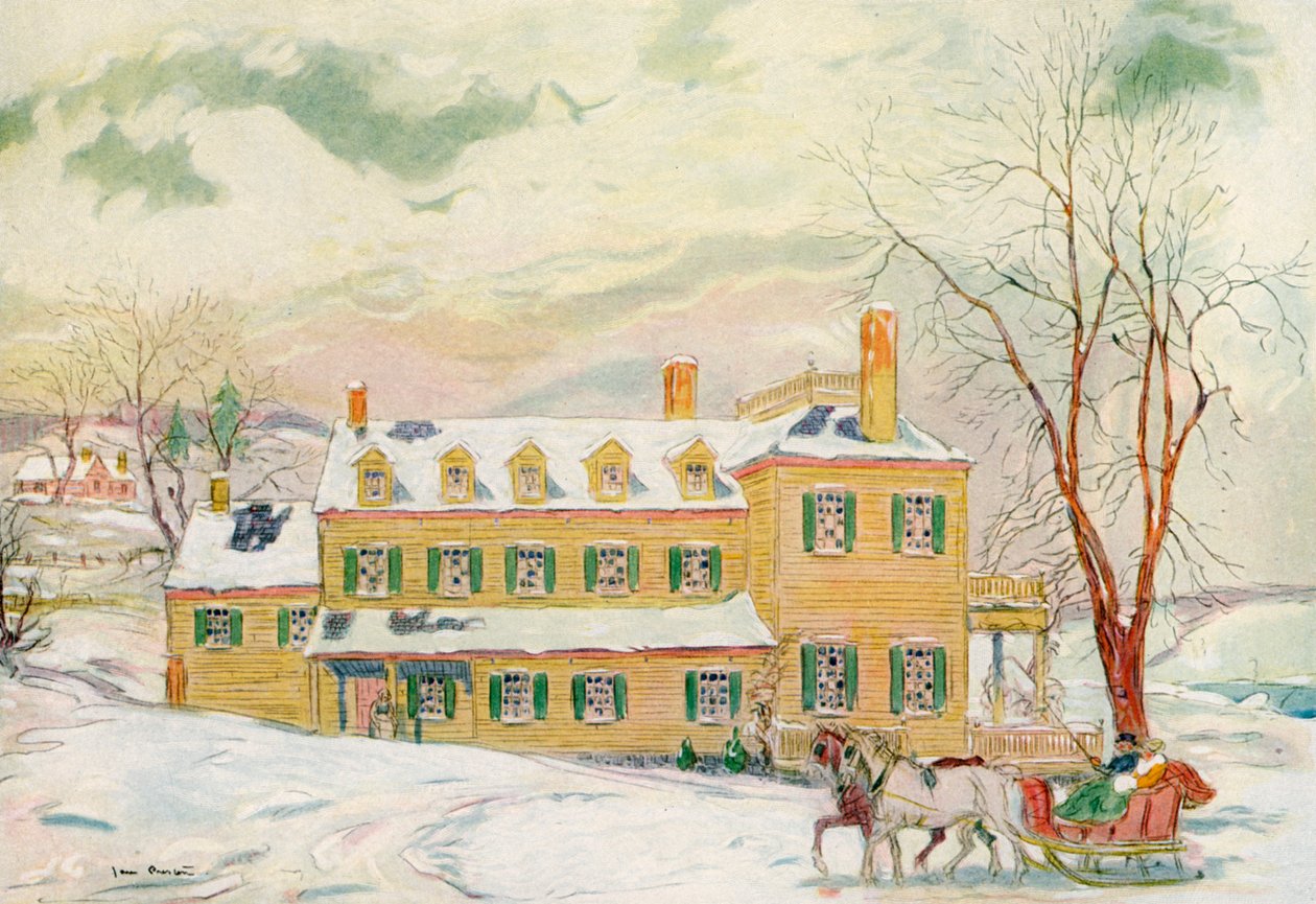 La Casa Kendall, Virginia, EE.UU., siglo XVIII de James Preston