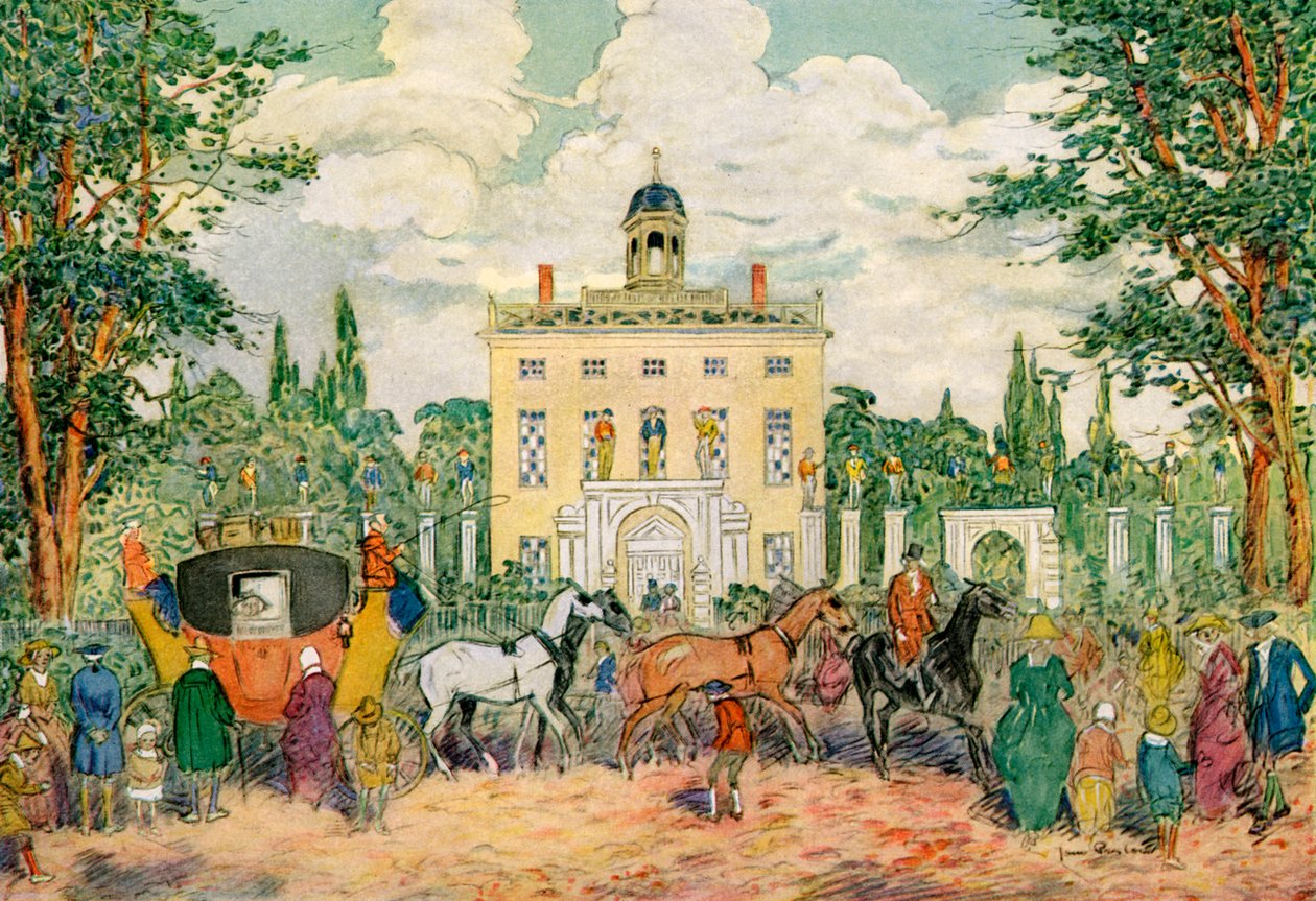 Casa de Timothy Dexter, Newburyport, Massachusetts, EE.UU. de James Preston