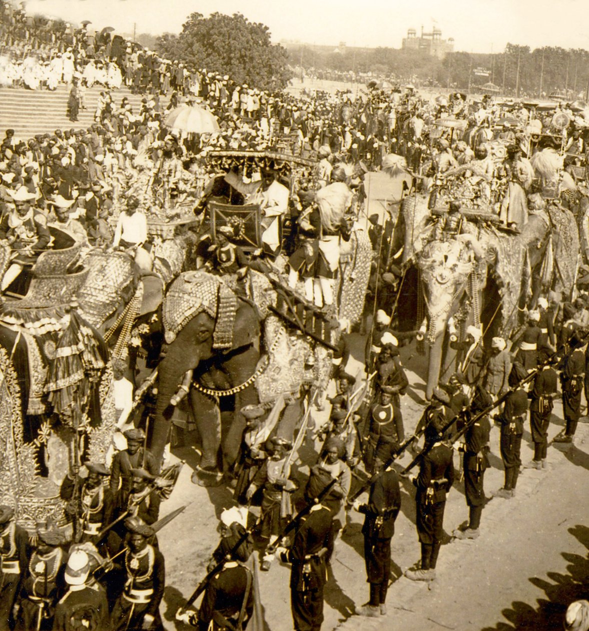 El Gran Durbar, Delhi, India. 1903 (foto) de James Ricalton