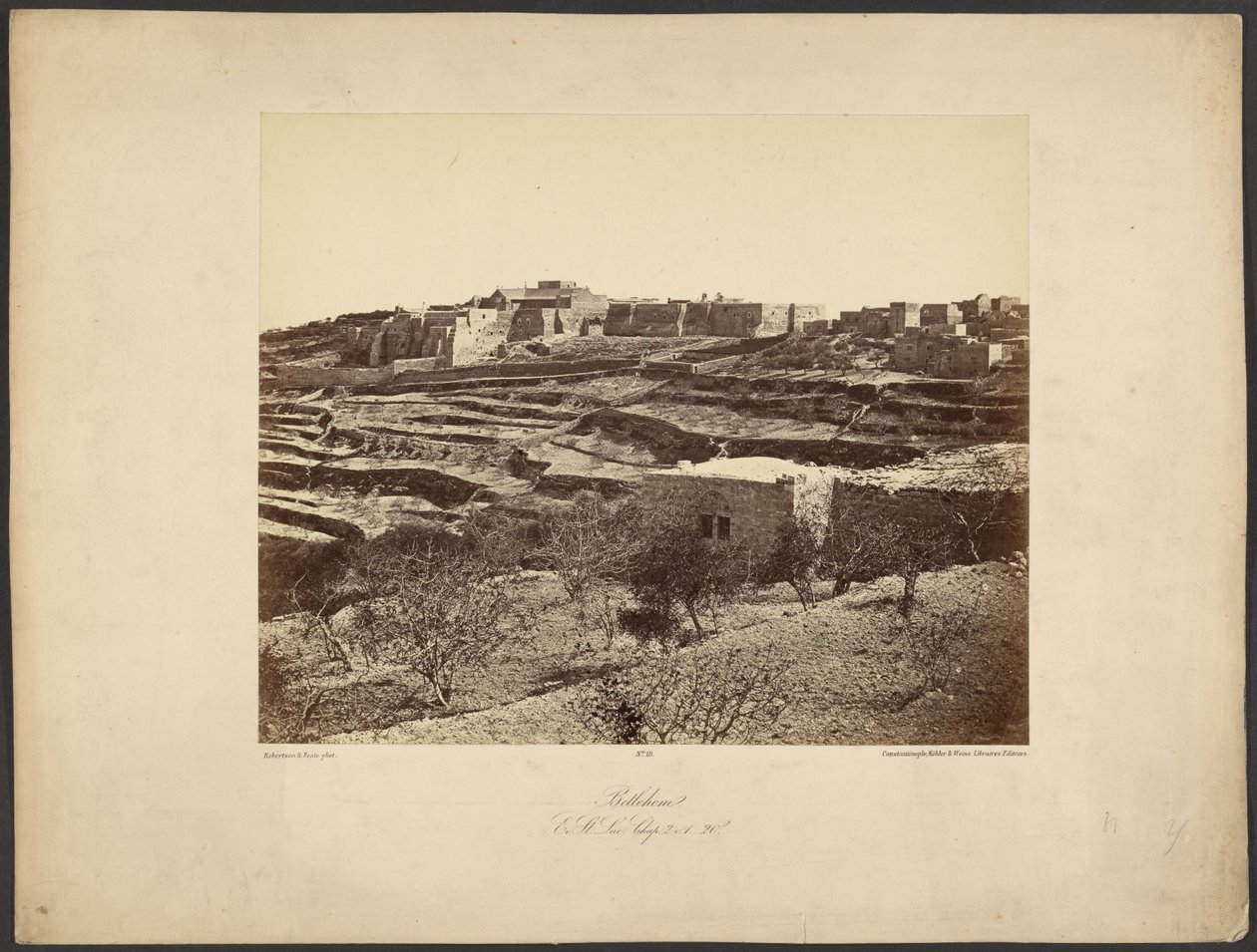 [Betlehem (sic)] / [Belén] de James Robertson
