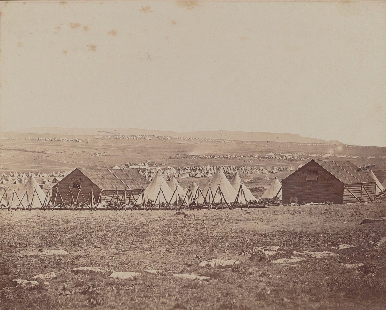 Campamento del 17º Regimiento de James Robertson