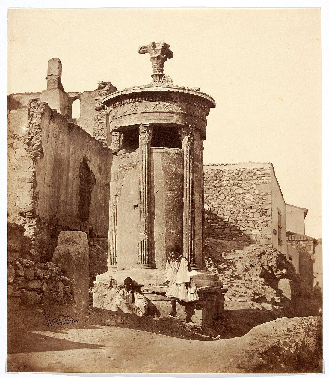 «Monumento corégico de Lisícrates» [Atenas. Monumento de Lisícrates] de James Robertson