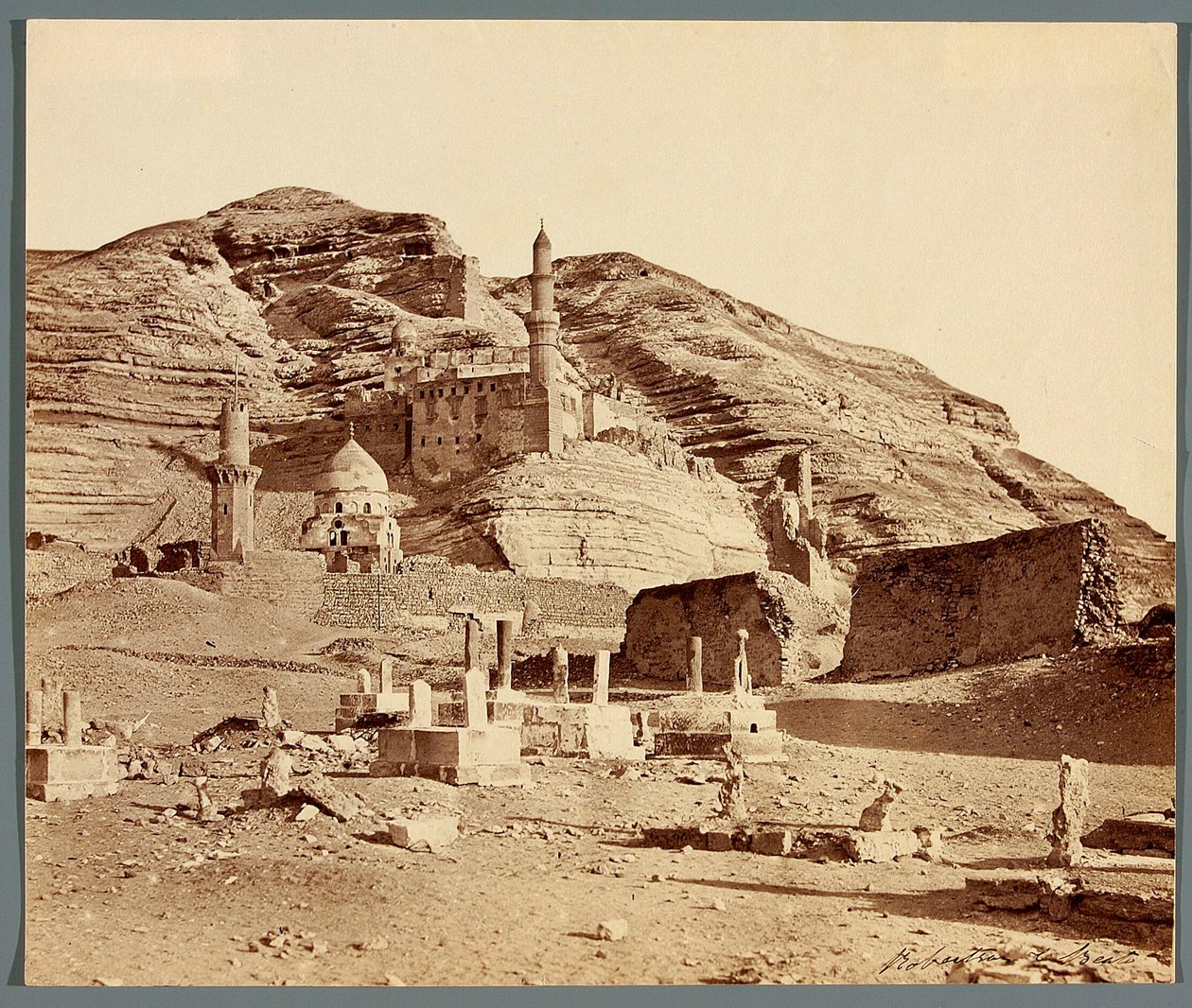 Egipto. El Cairo. Fuerte de Muhammad Ali junto a la meseta de Mukattam (siglos XVIII/XIX) de James Robertson
