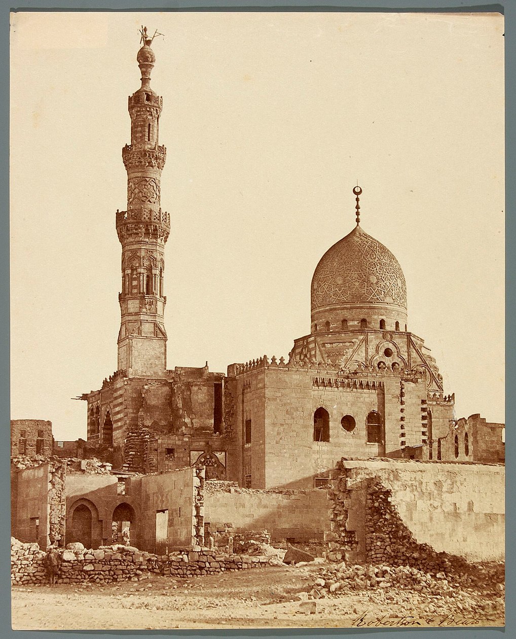 Egipto. El Cairo. Complejo funerario del sultán Qaitbay (1472-1474) de James Robertson