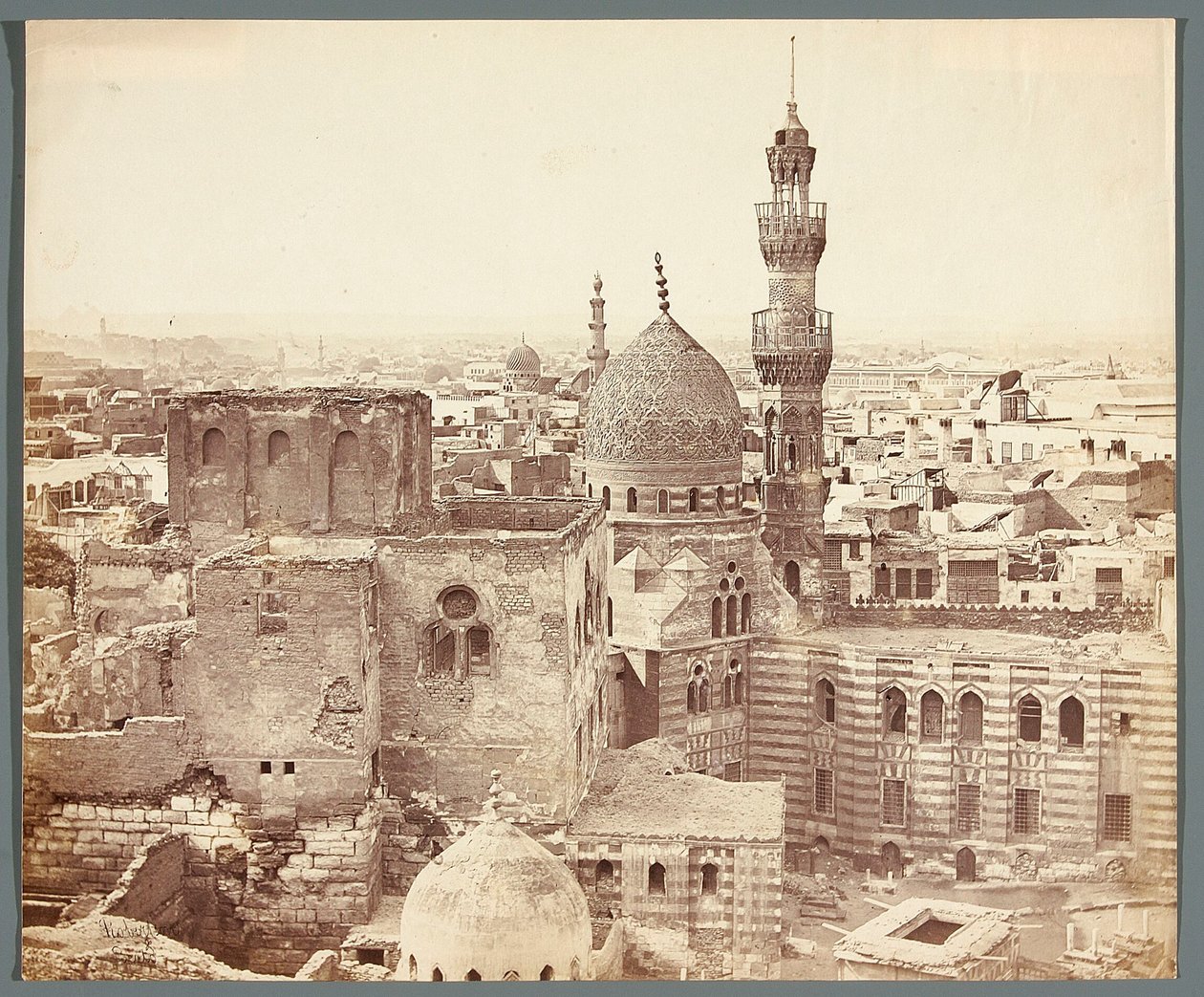 Egipto. El Cairo. Vista de una de las mezquitas de James Robertson