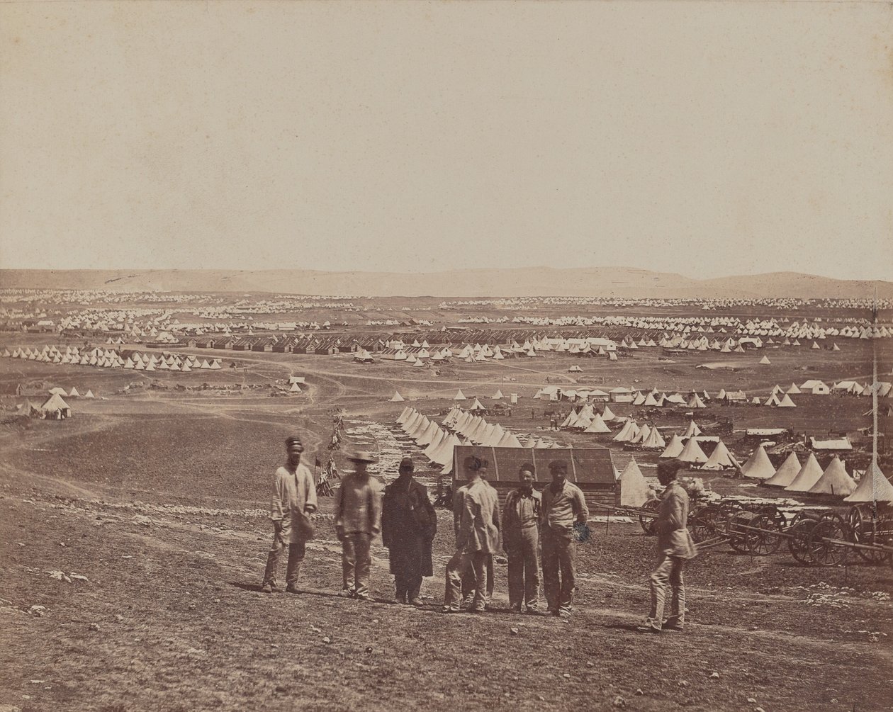 Vista general del campamento de James Robertson