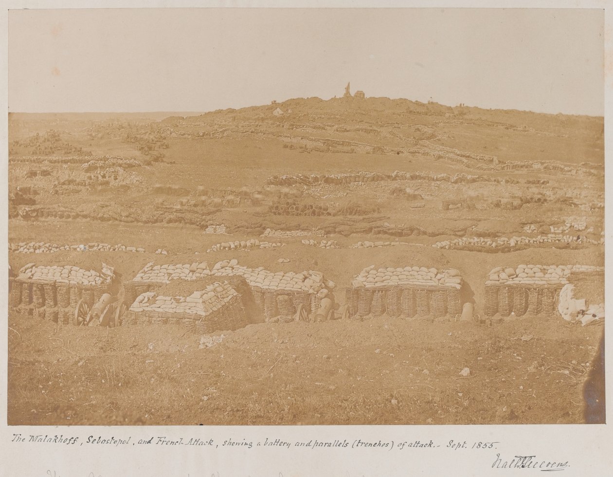 Vista desde el Mamelón hacia el Malakhov de James Robertson