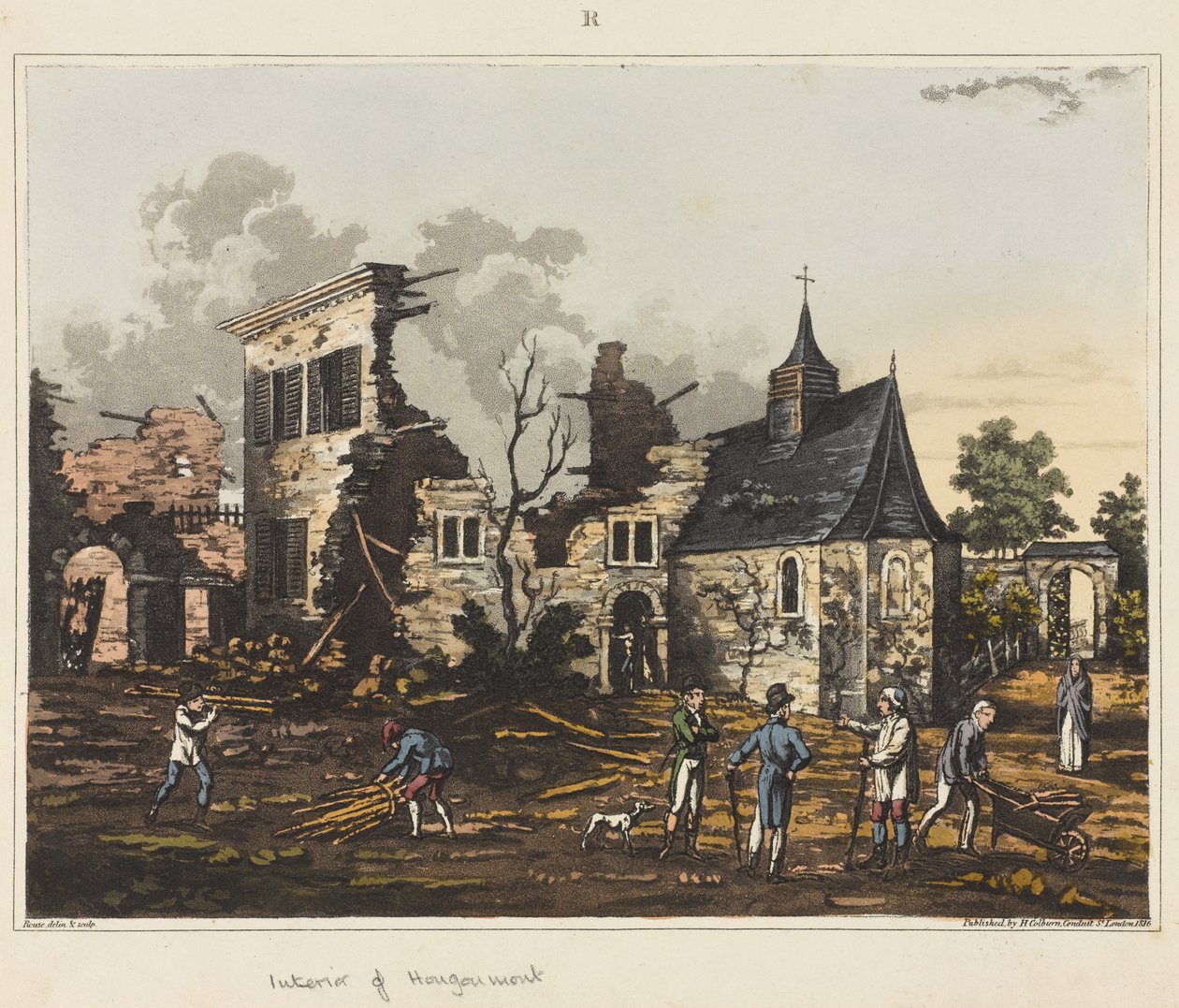 Interior de Hougoumont, de 