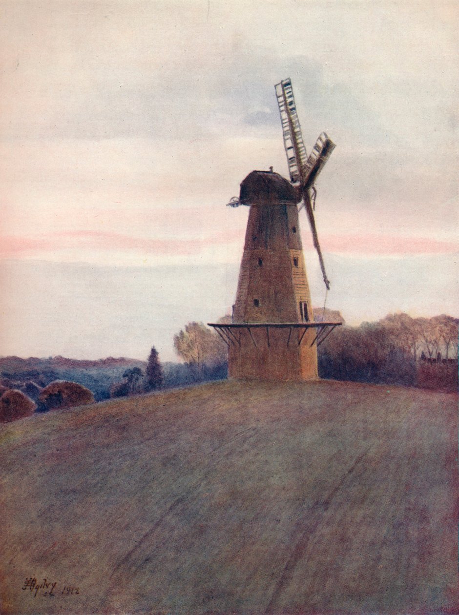 El molino de Aylmer, Ockley, 1912, 1914 de James S Ogilvy
