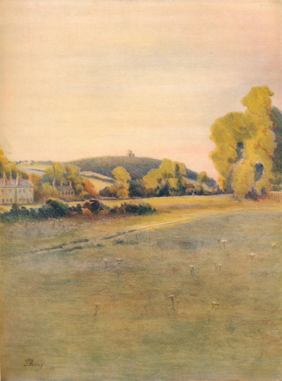 La capilla de St. Martha, desde Shalford Common, 1911 de James S Ogilvy
