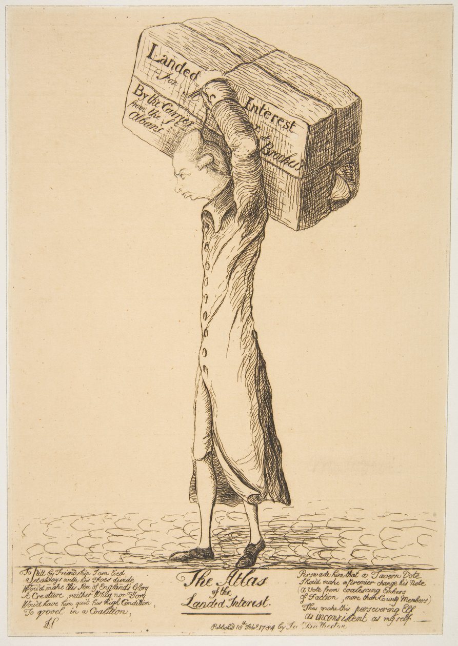 El Atlas del Interés Territorial, 18 de febrero de 1784 de James Sayers