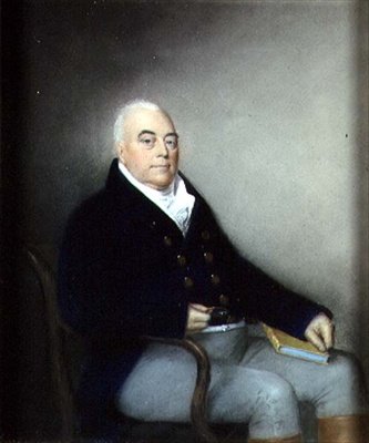 Retrato de un caballero anciano sentado, c.1795 de James Sharples