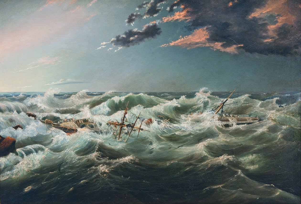 Naufragio del Admella, Cape Banks, 6 de agosto de 1859 de James Shaw