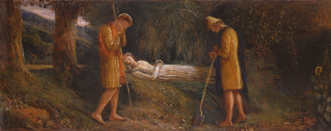 Imogen y los pastores, 1860-1870 de James Smetham