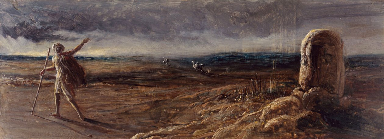 Jacob en Betel, 1840-1880 de James Smetham