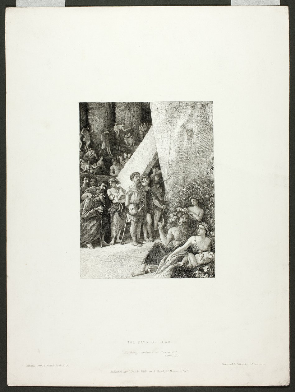 Los días de Noé de James Smetham