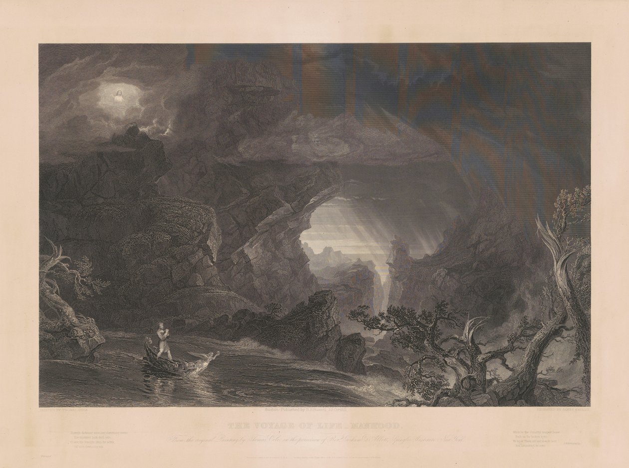 El viaje de la vida: Madurez de James Smillie, after Thomas Cole