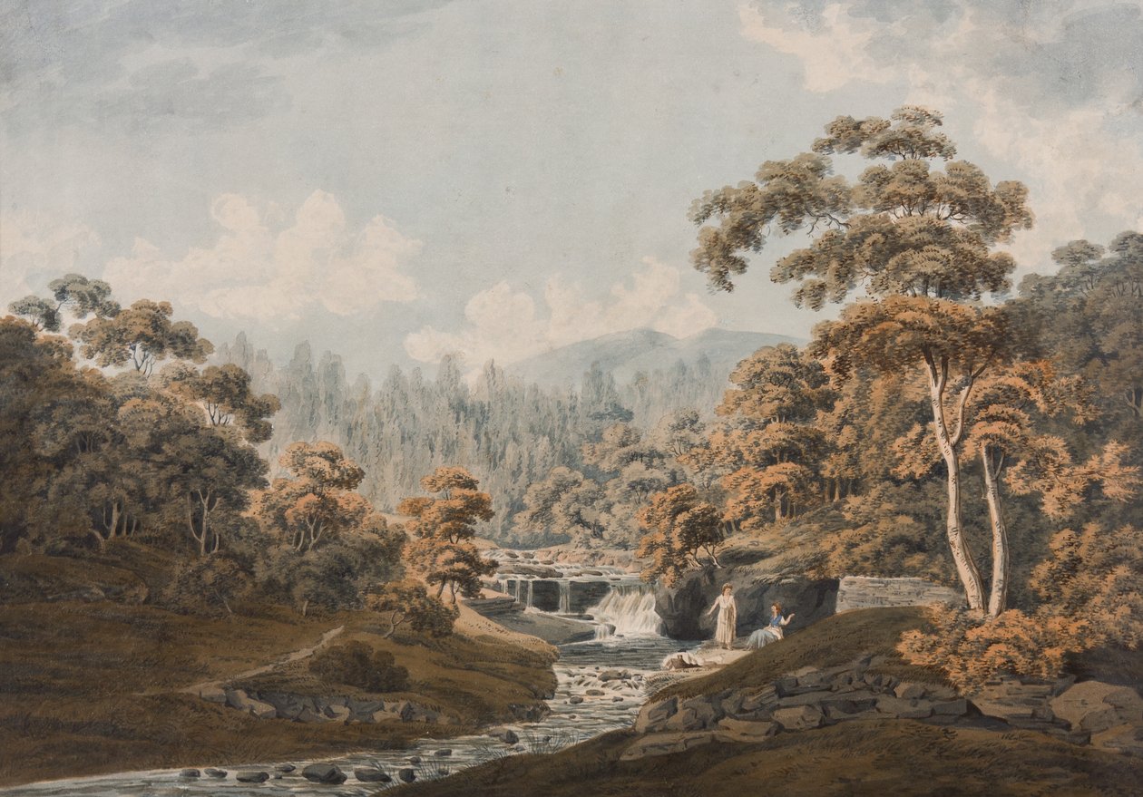 Peeblesshire: Habbies How, Peggys Pool y Carlops Hill de James Stevenson