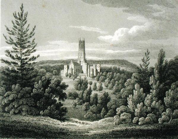 Abadía de Fonthill desde el faro de James Storer