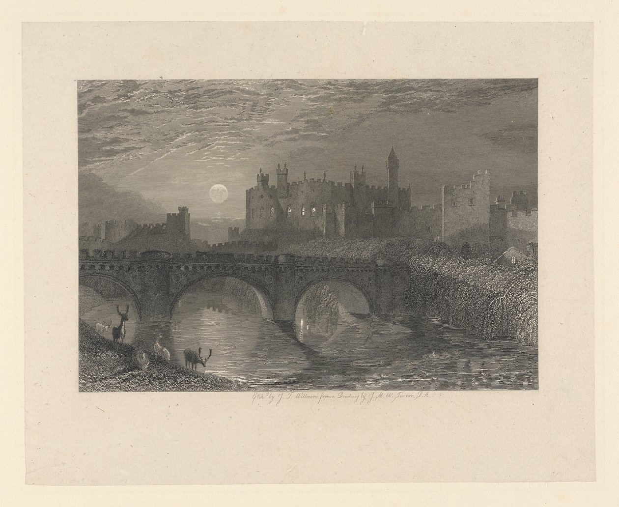 Castillo de Alnwick, Northumberland de James T. Willmore