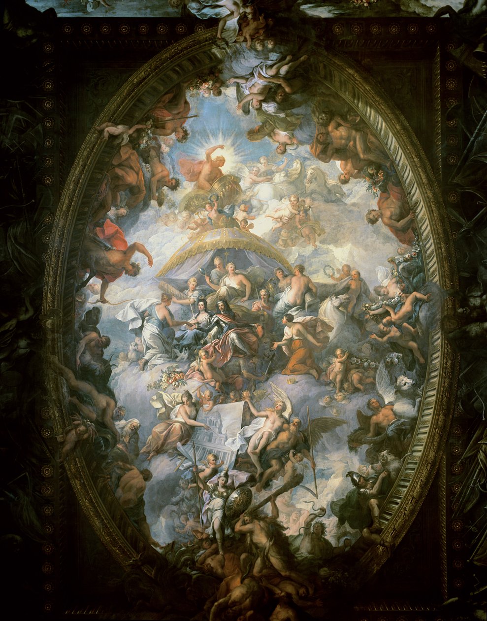 Techo del Salón Pintado, 1707-14 de James Thornhill
