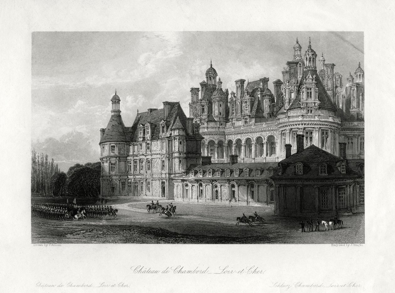 Chateau de Chambord, Loir-et-Cher, Francia de James Tingle