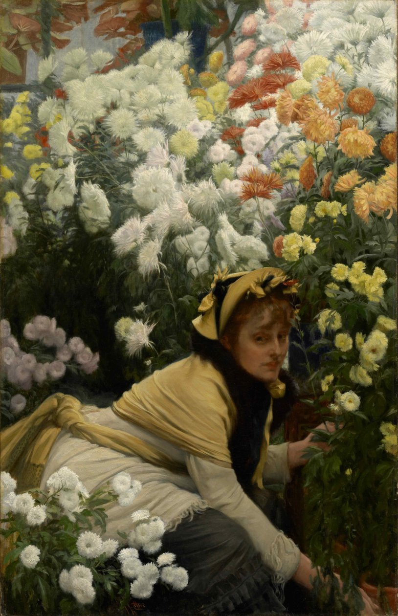 Crisantemos de James Tissot