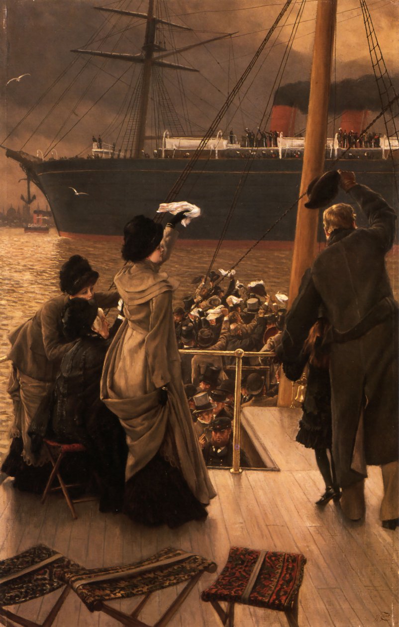 Adiós en el Mersey de James Tissot