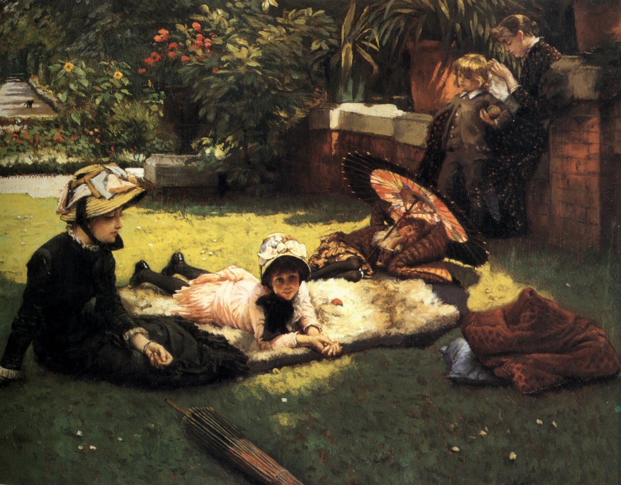 A pleno sol de James Tissot