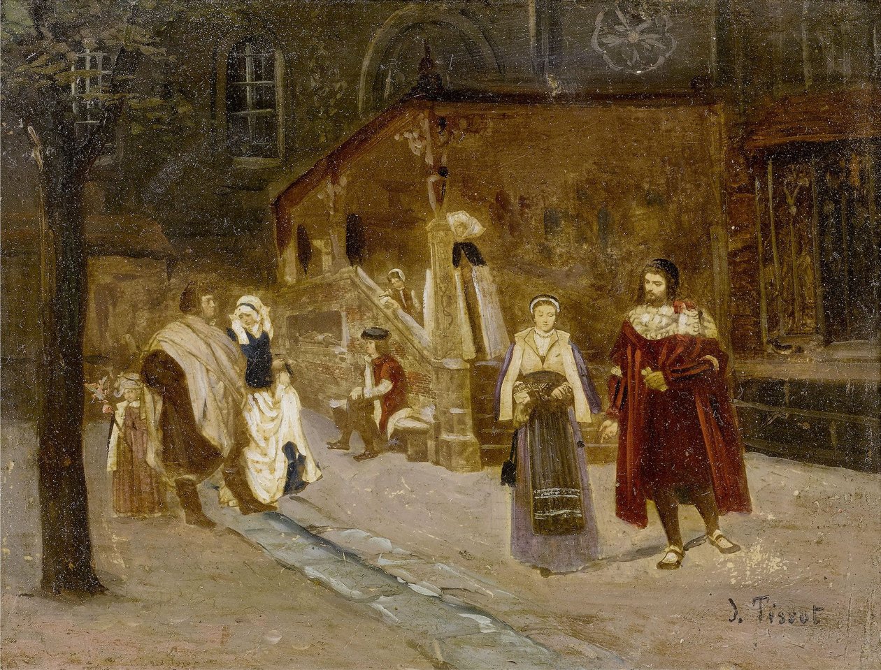 James Tissot Fausto y Margarethe de James Tissot