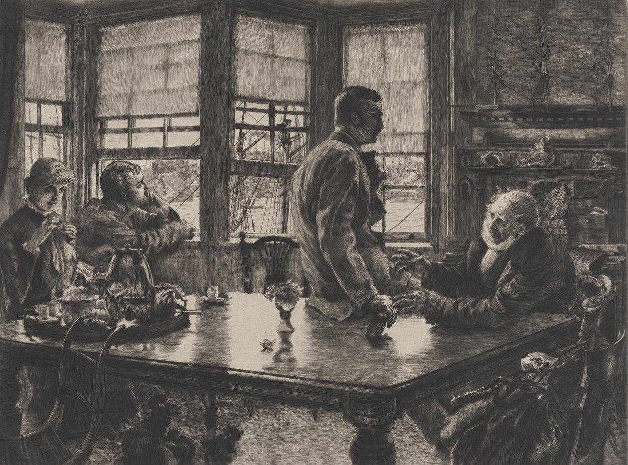 La Parábola del Hijo Pródigo: La Partida No. 1, 1882 de James Tissot