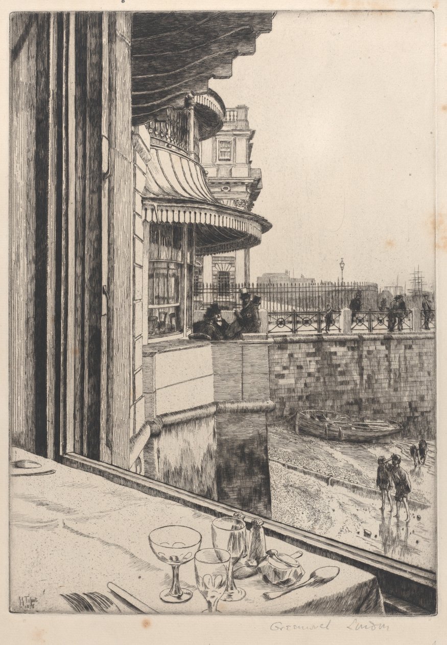 Trafalgar Tavern, Greenwich, 1878 de James Tissot
