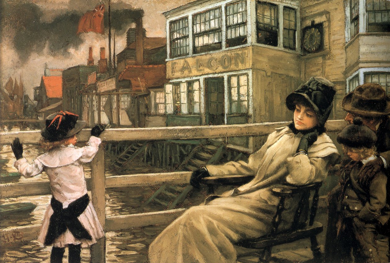 Esperando el Ferry I de James Tissot