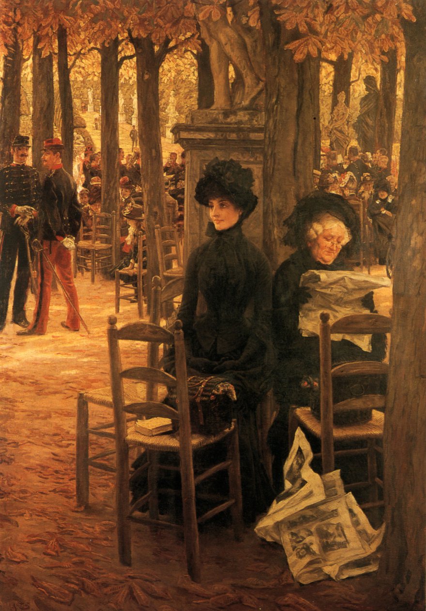Sin dote (también conocido como Domingo en los Jardines de Luxemburgo) de James Tissot