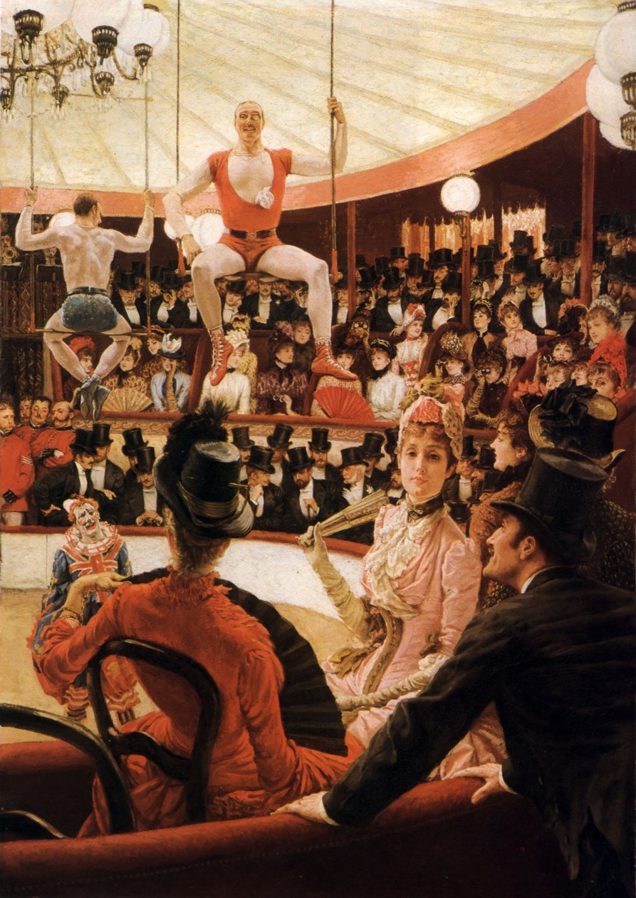 Mujeres de París: El amante del circo de James Tissot