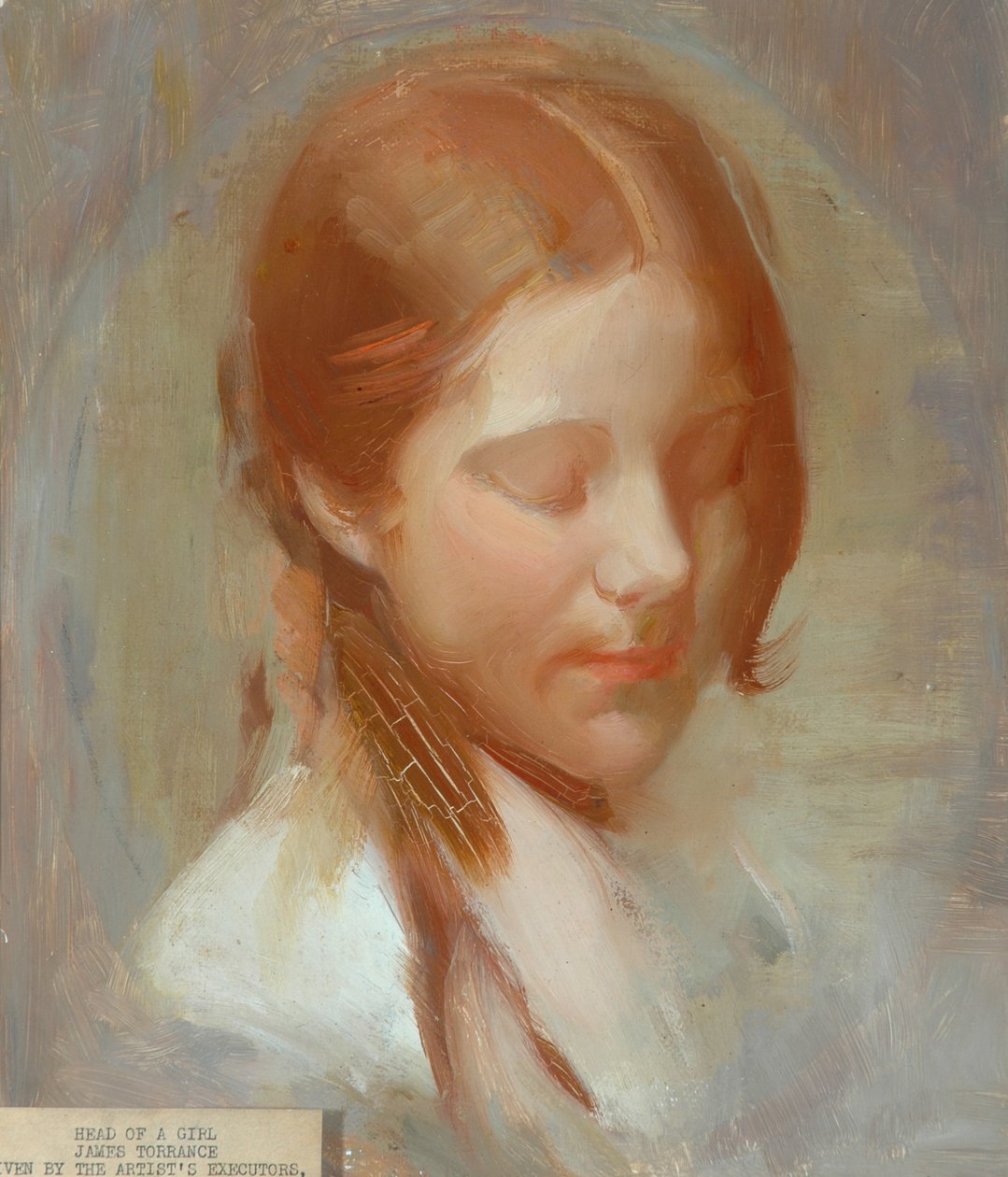 Cabeza de una Chica de James Torrance