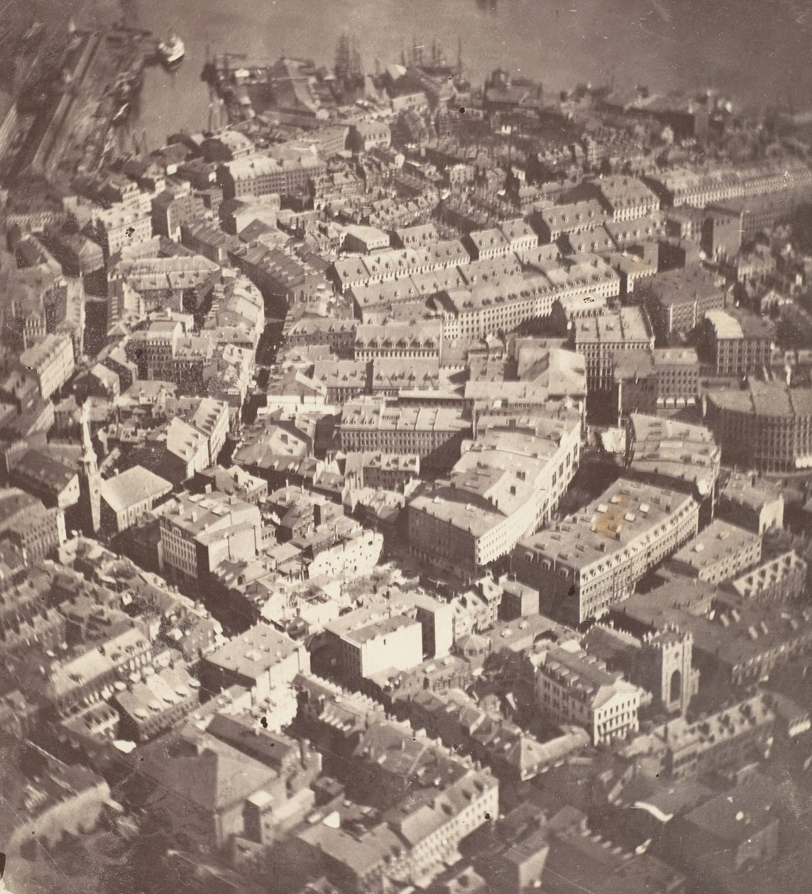 Boston, como lo ven el Águila y el Ganso Salvaje, 1860 de James Wallace Black