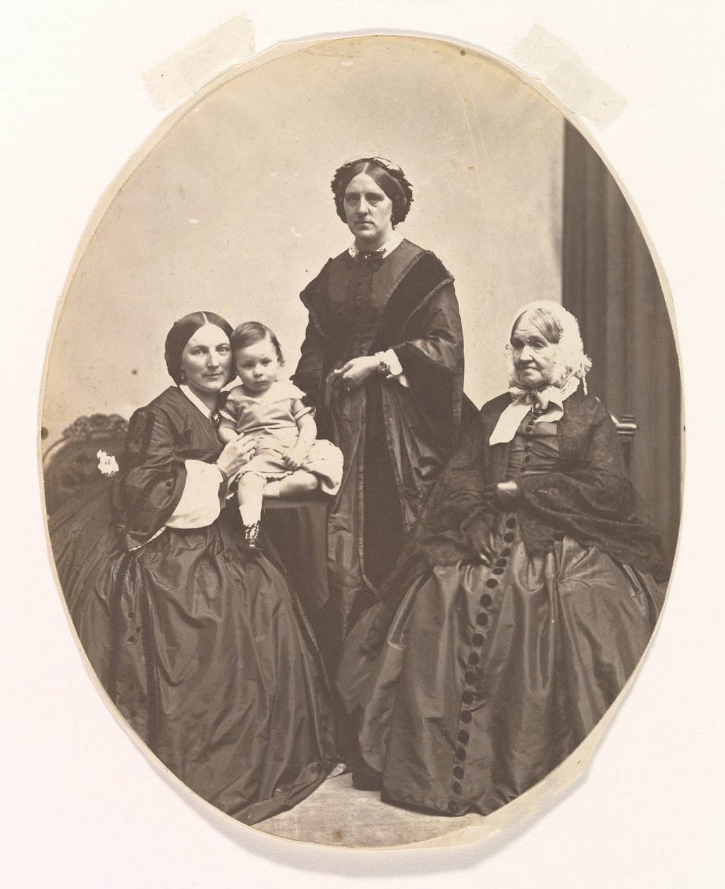 Cuatro generaciones, ca. 1860 de James Wallace Black