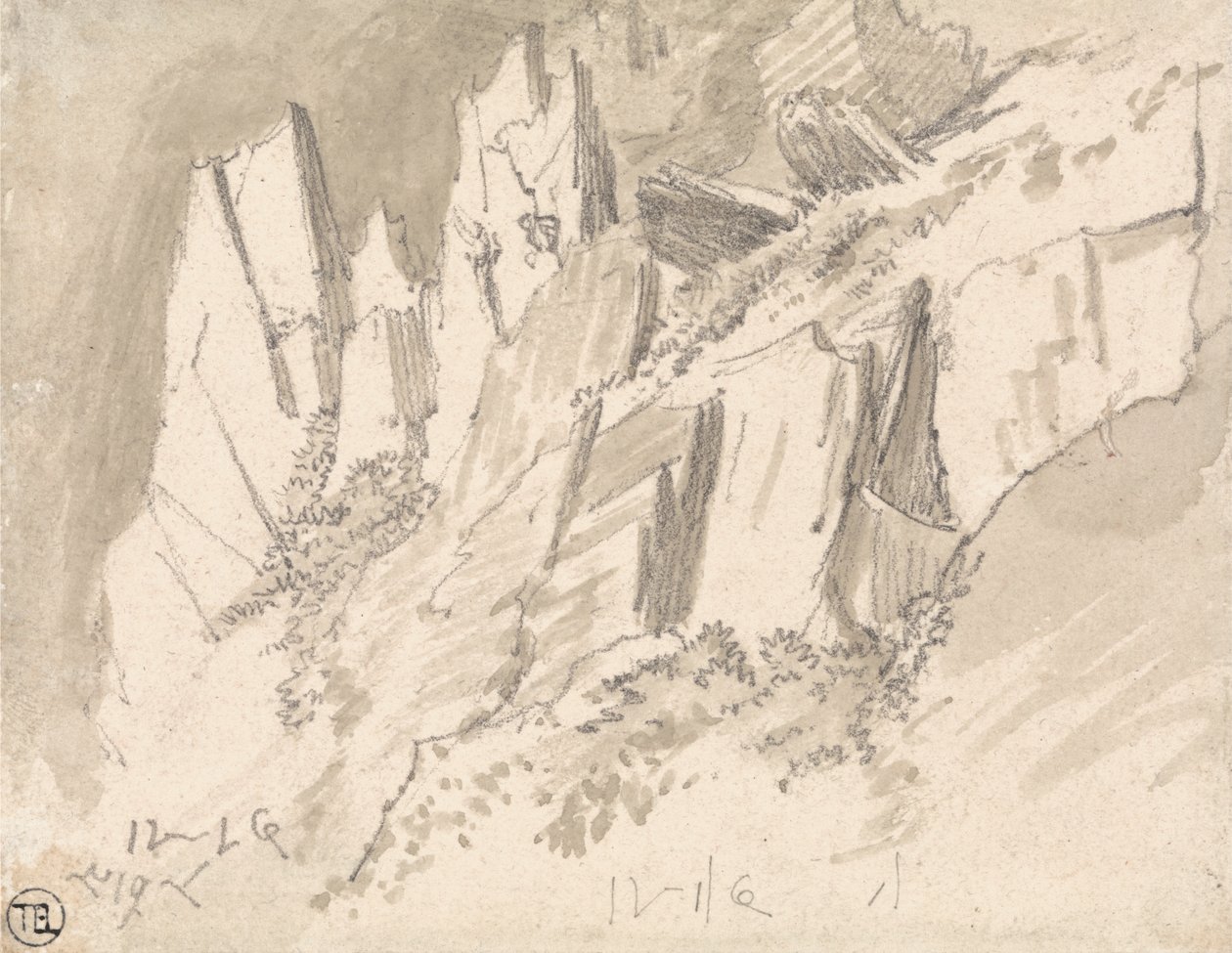 Una ladera escarpada de James Ward