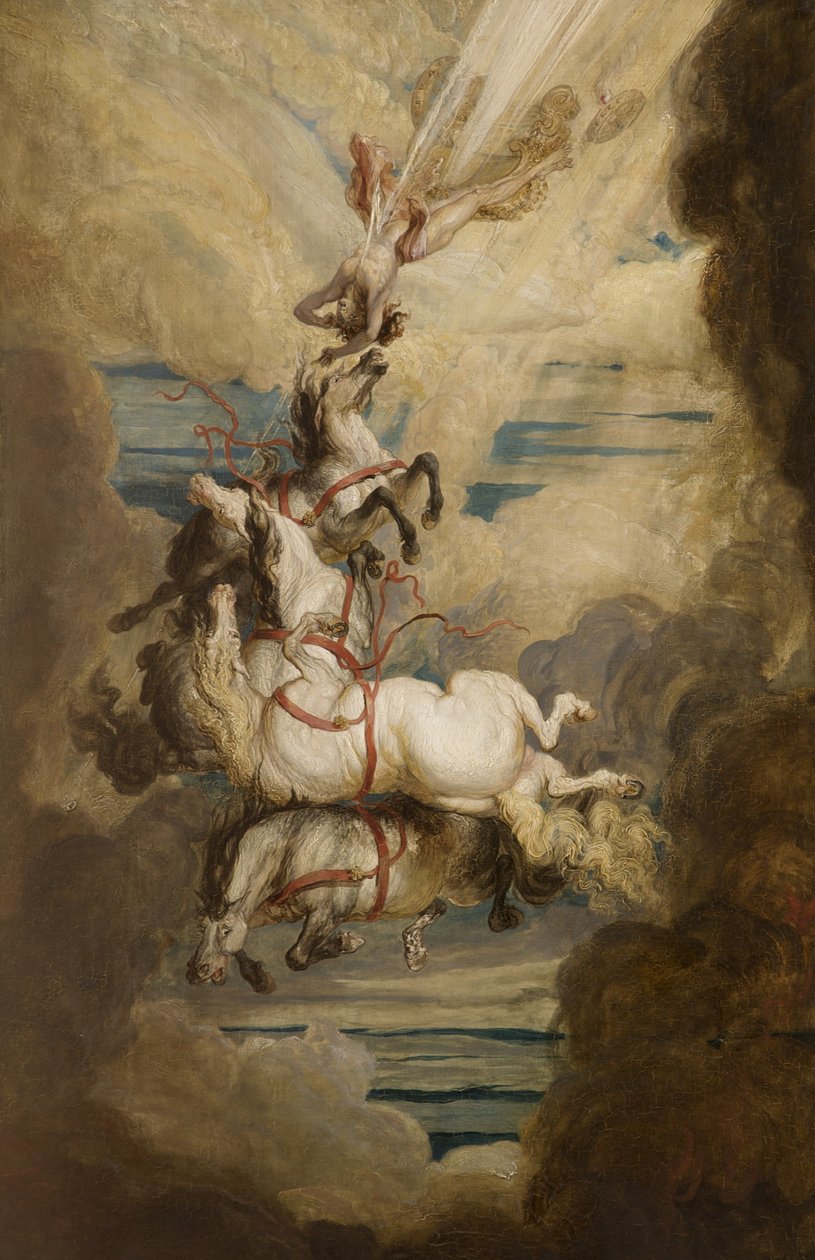 Caída de Faetón, 1808 de James Ward