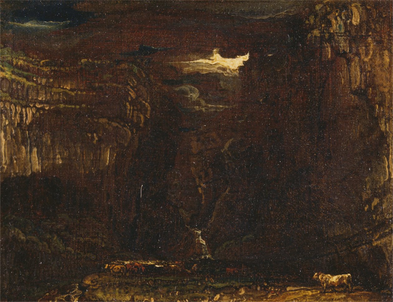 Boceto de "Gordale Scar de James Ward