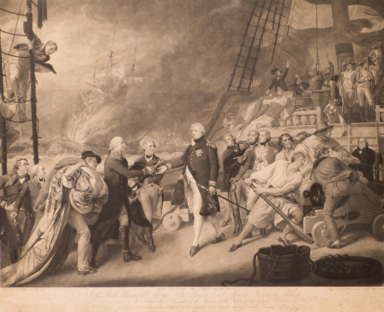 La victoria de Lord Duncan de James Ward