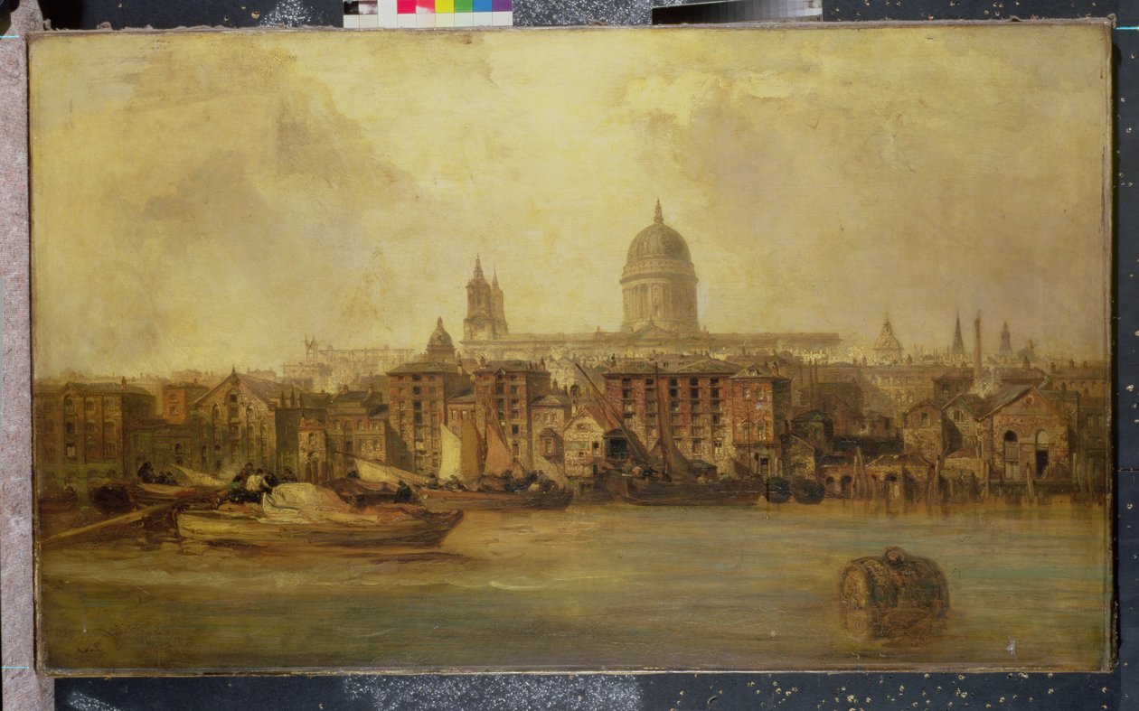 El Támesis Cerca de Blackfriars de James Webb