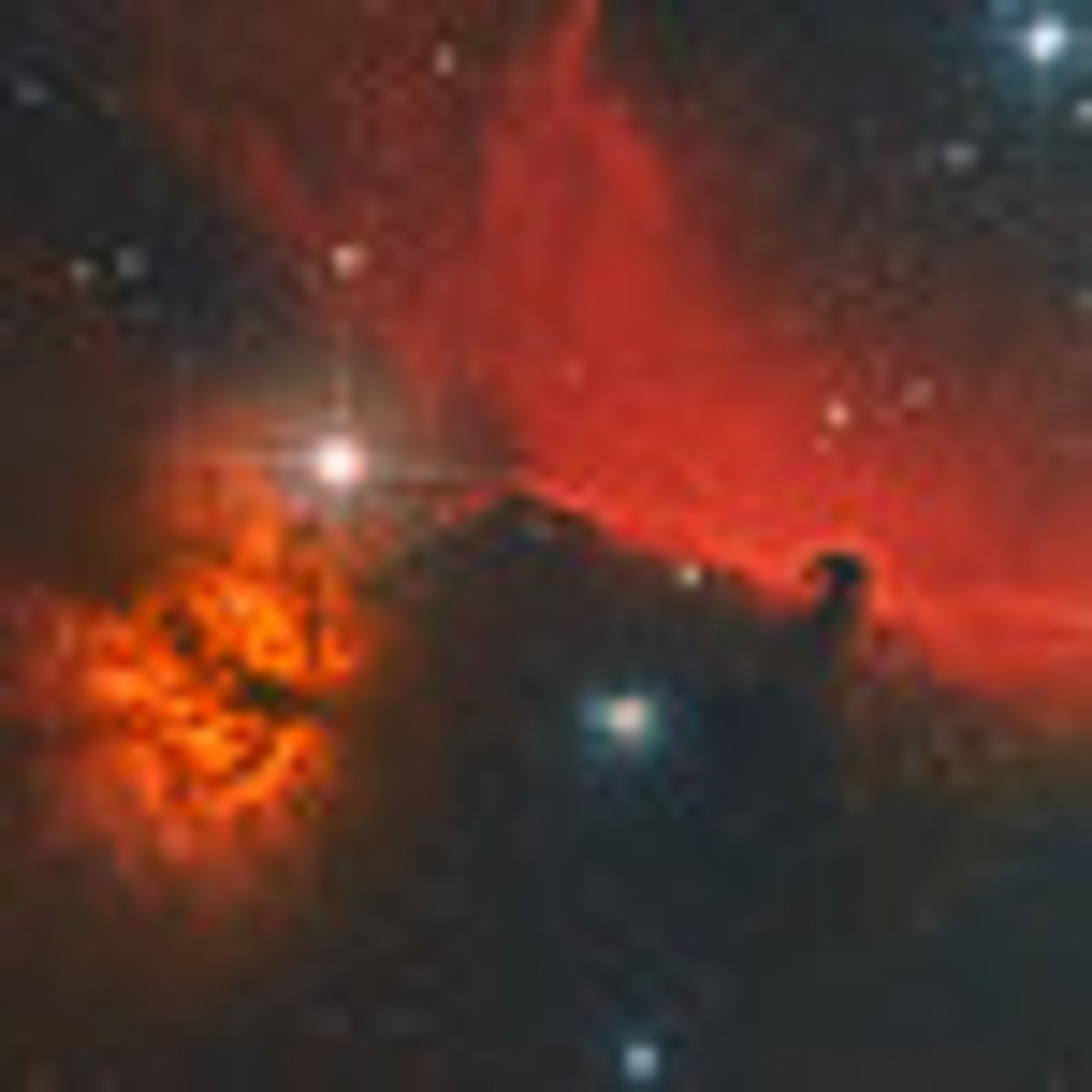 Nebulosa Cabeza de Caballo y Nebulosa Llama de James Webb Space Telescope (NASA)