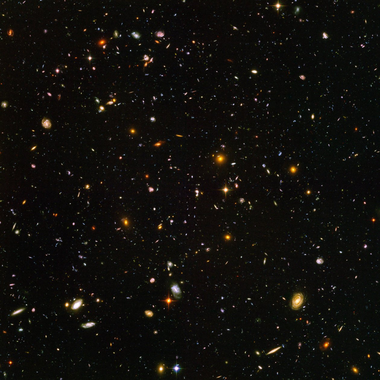 Campo ultraprofundo del Hubble de James Webb Space Telescope (NASA)