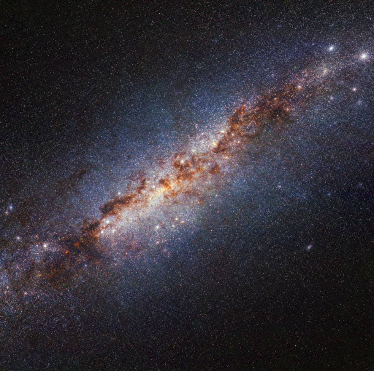 M82 Webb NIRCam: longitudes de onda más cortas de James Webb Space Telescope (NASA)