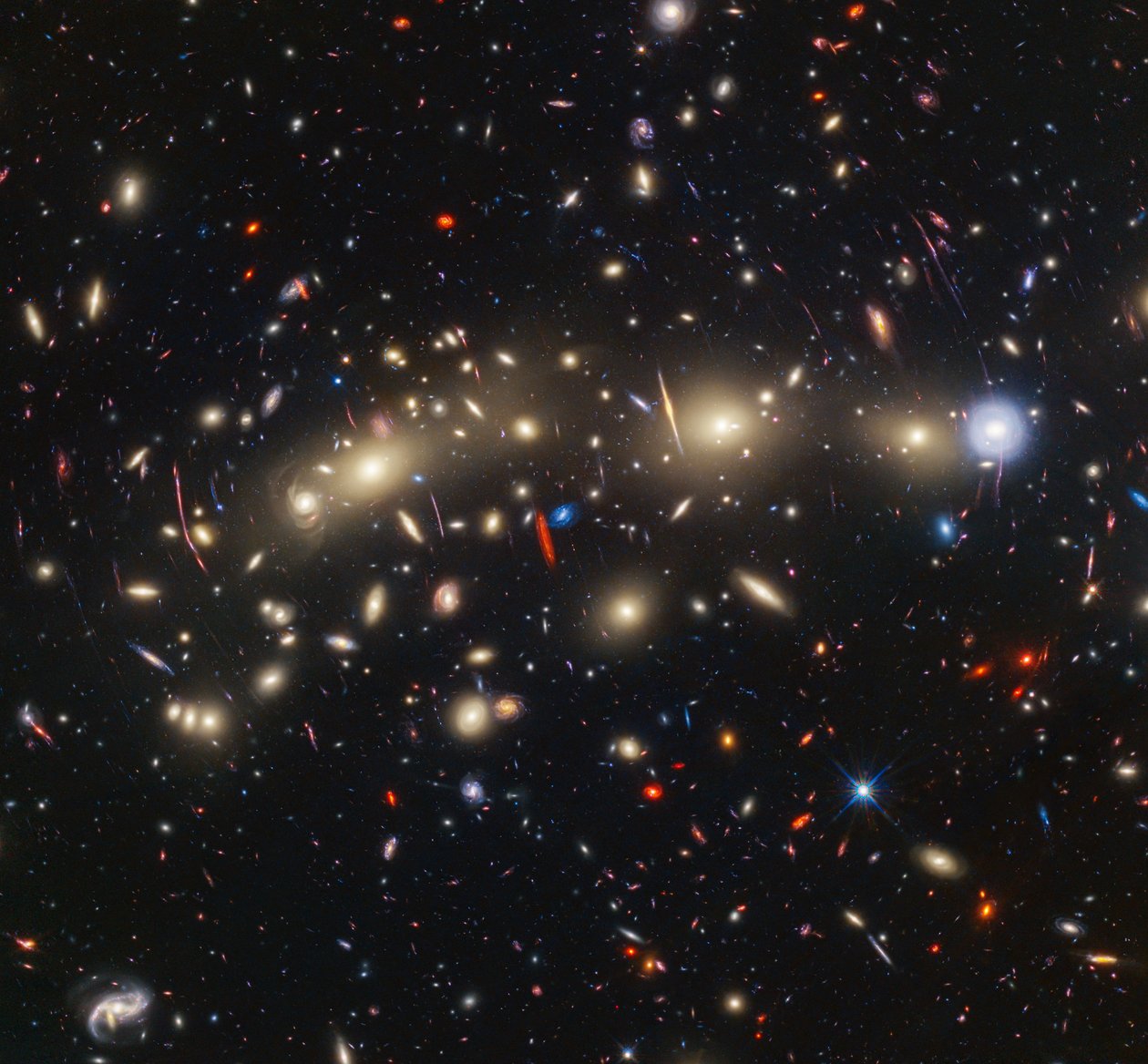 MACS 0416 (Hubble ACS y WFC3 + Webb NIRCam Image) de James Webb Space Telescope (NASA)