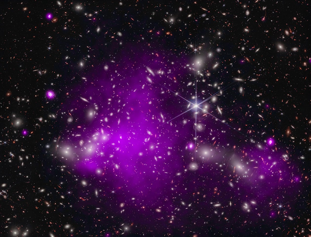 Los telescopios de la NASA descubren un agujero negro que bate récords (sin etiquetar) de James Webb Space Telescope (NASA)