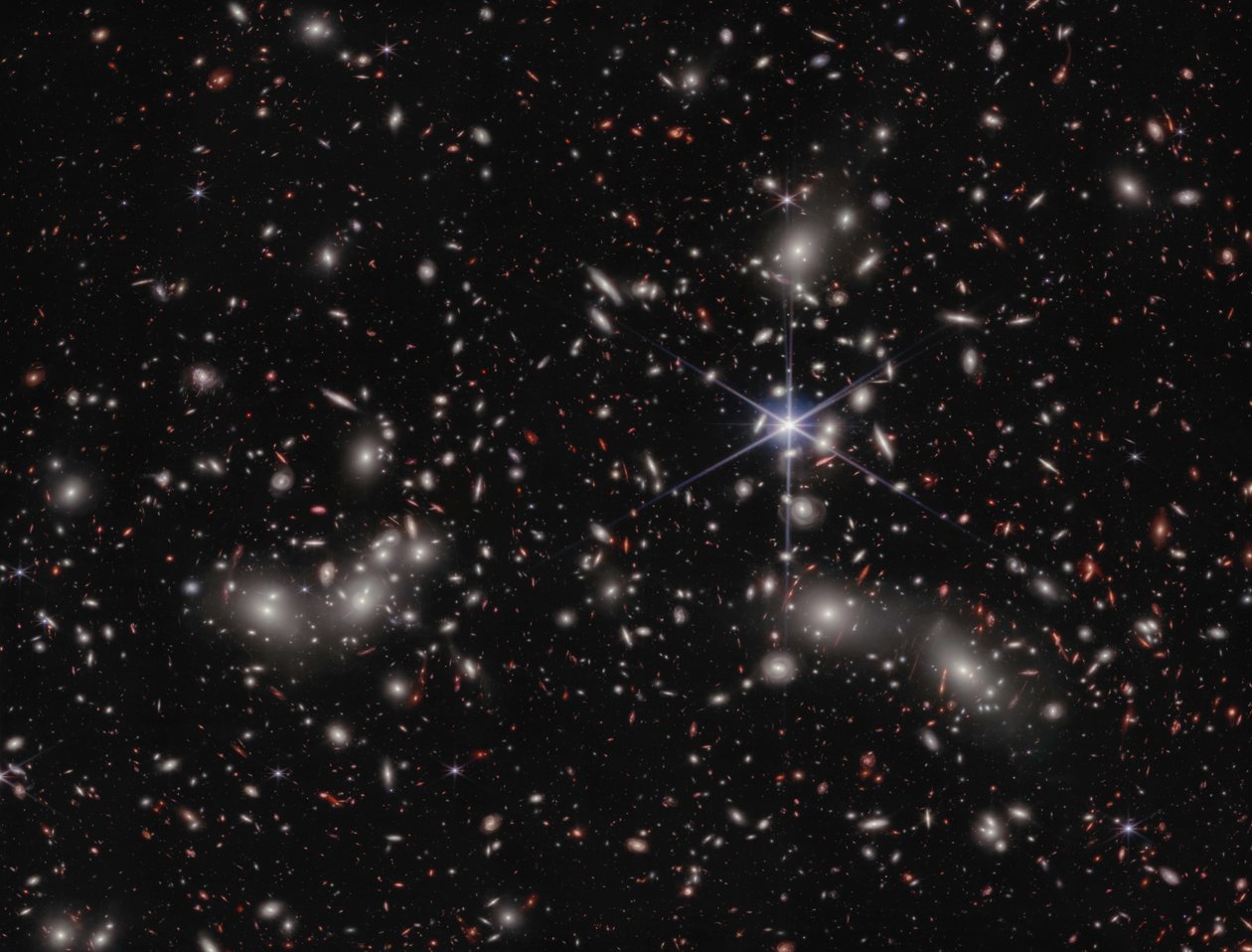 Cúmulo de Pandora (Imagen NIRCam) de James Webb Space Telescope (NASA)