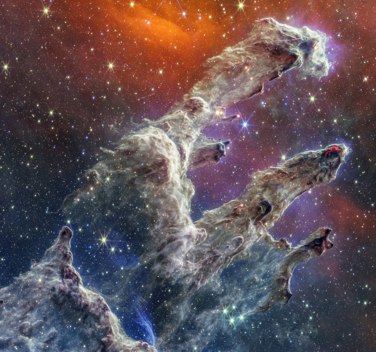 Pilares de la Creación (NIRCam y MIRI Composite) de James Webb Space Telescope (NASA)